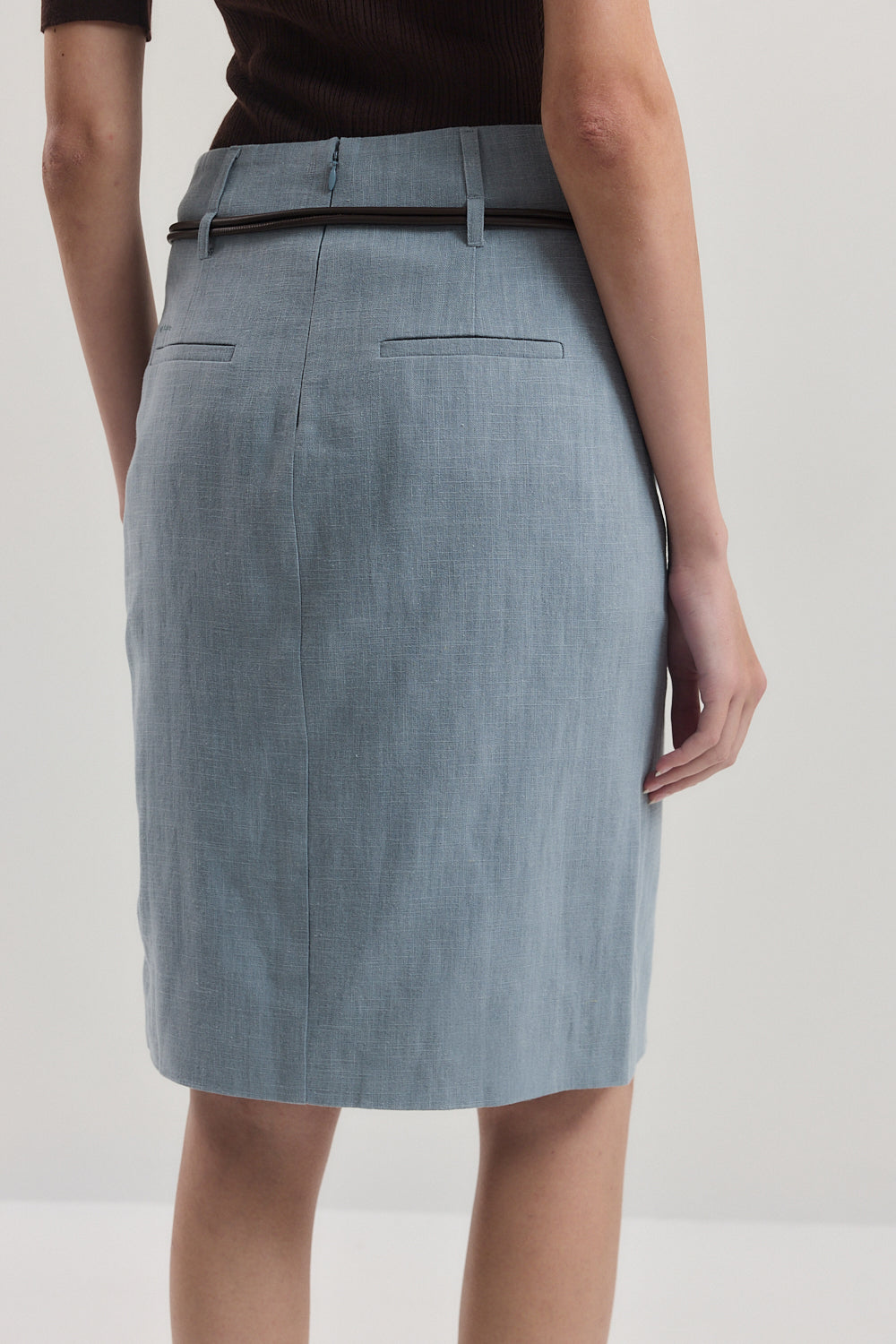 Tailored Midi Skirt