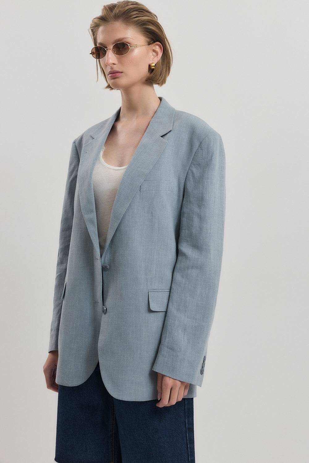 Oversized Straight Fit Blazer
