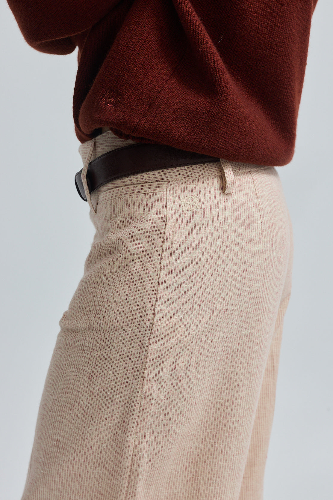 Wide Belt Daddy Pants