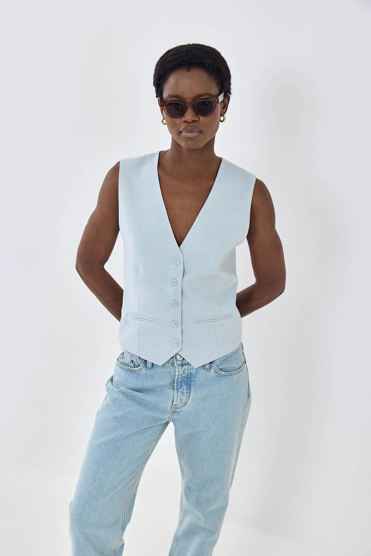 Fitted Daddy Vest - Dé Rococo