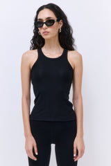 Classic Ribbed High Scoop Tank