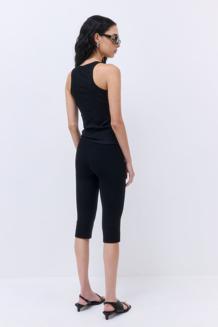 Classic Ribbed High Scoop Tank