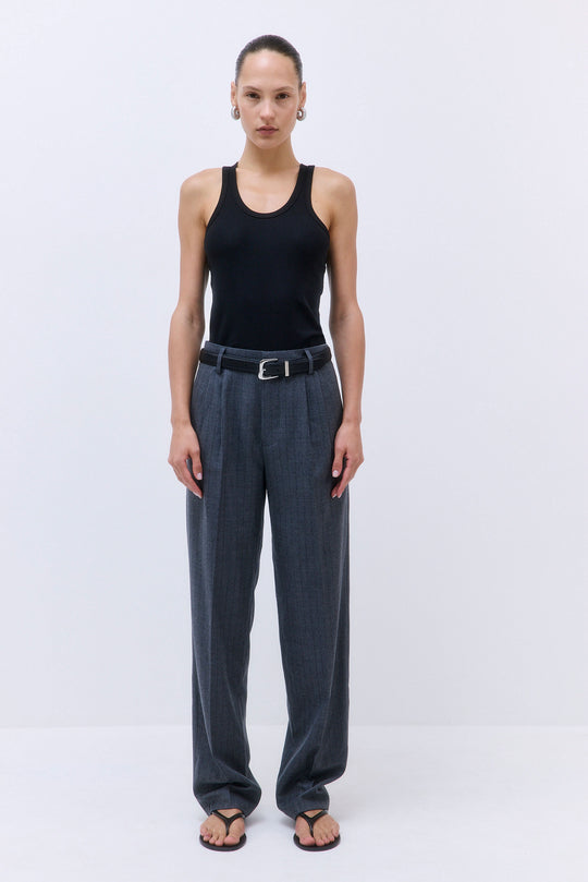 Classic Ribbed Low Scoop Tank