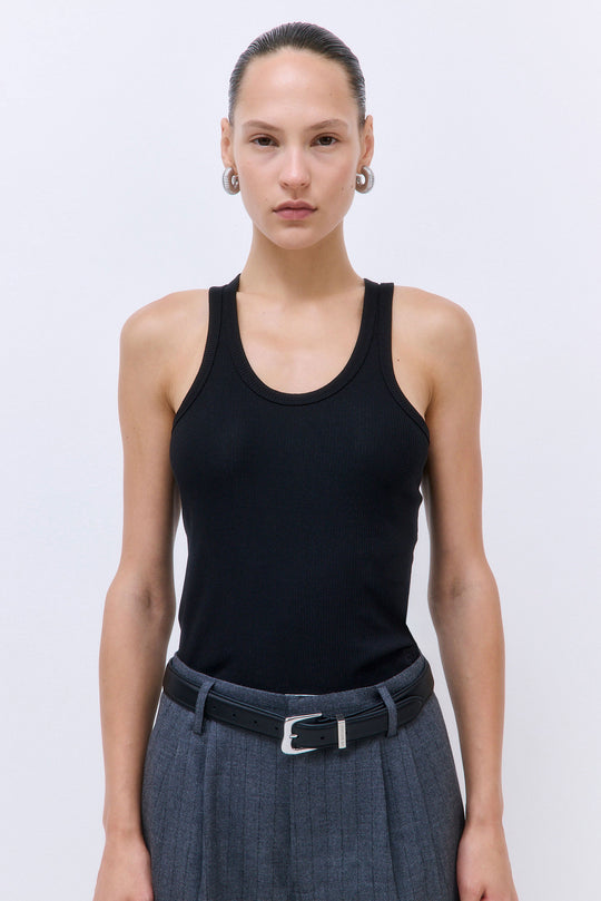 Classic Ribbed Low Scoop Tank