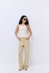 Classic Ribbed High Scoop Tank