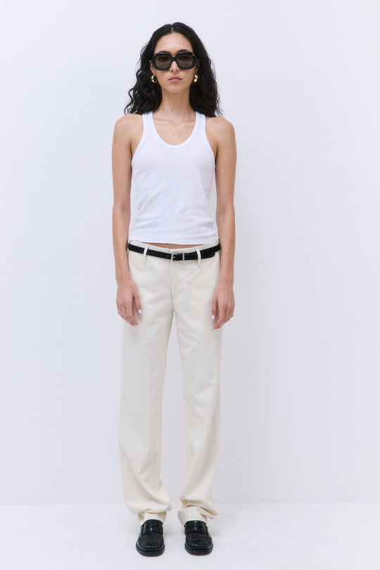 Classic Ribbed Low Scoop Tank