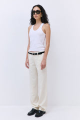 Classic Ribbed Low Scoop Tank