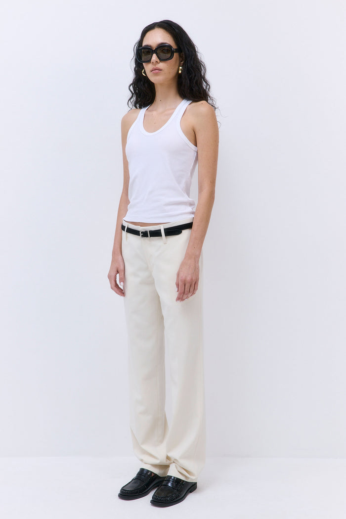 Classic Ribbed Low Scoop Tank