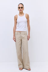 Classic Ribbed High Scoop Tank