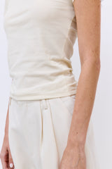 Classic Ribbed Fitted T Shirt