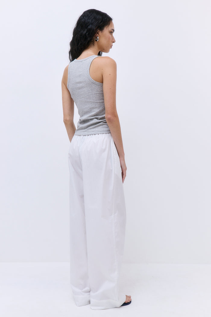 Classic Ribbed High Scoop Tank