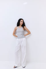 Classic Ribbed High Scoop Tank