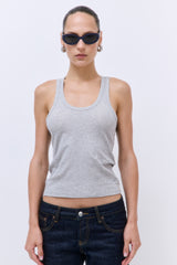 Classic Ribbed Low Scoop Tank