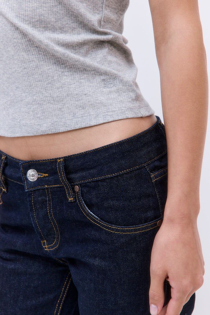 Classic Ribbed Low Scoop Tank
