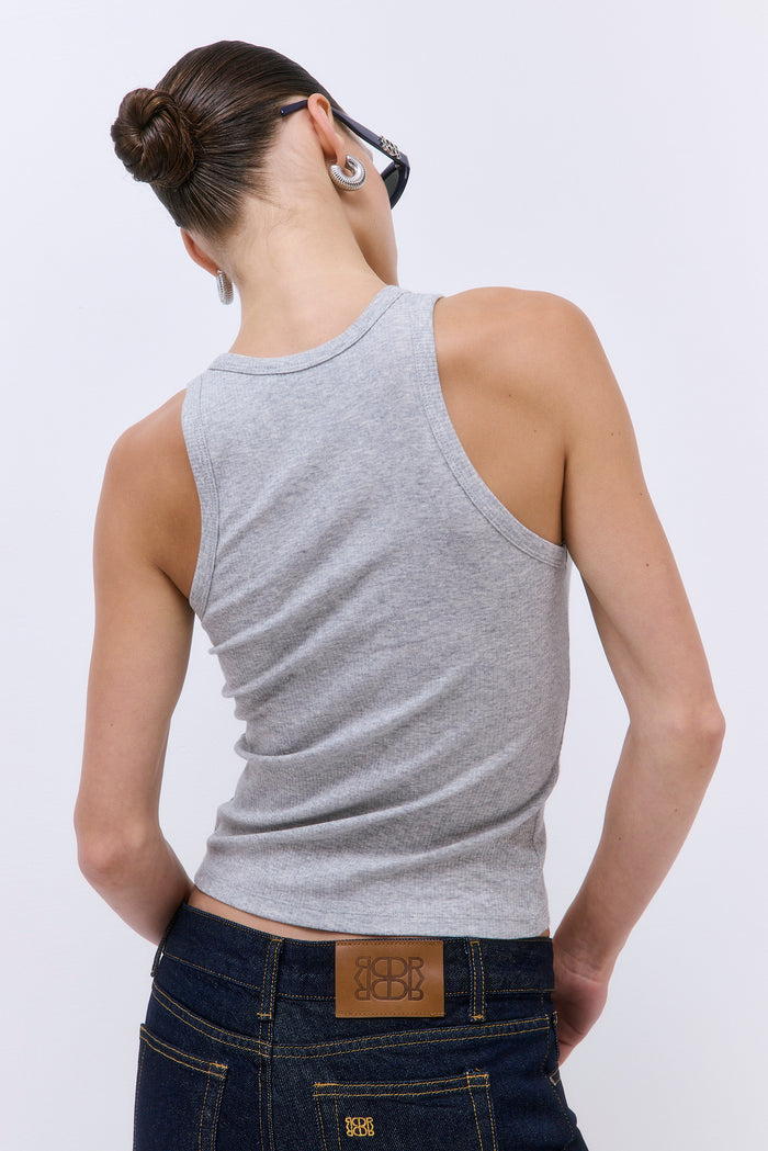 Classic Ribbed Low Scoop Tank