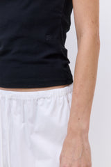 Classic Ribbed Fitted T Shirt