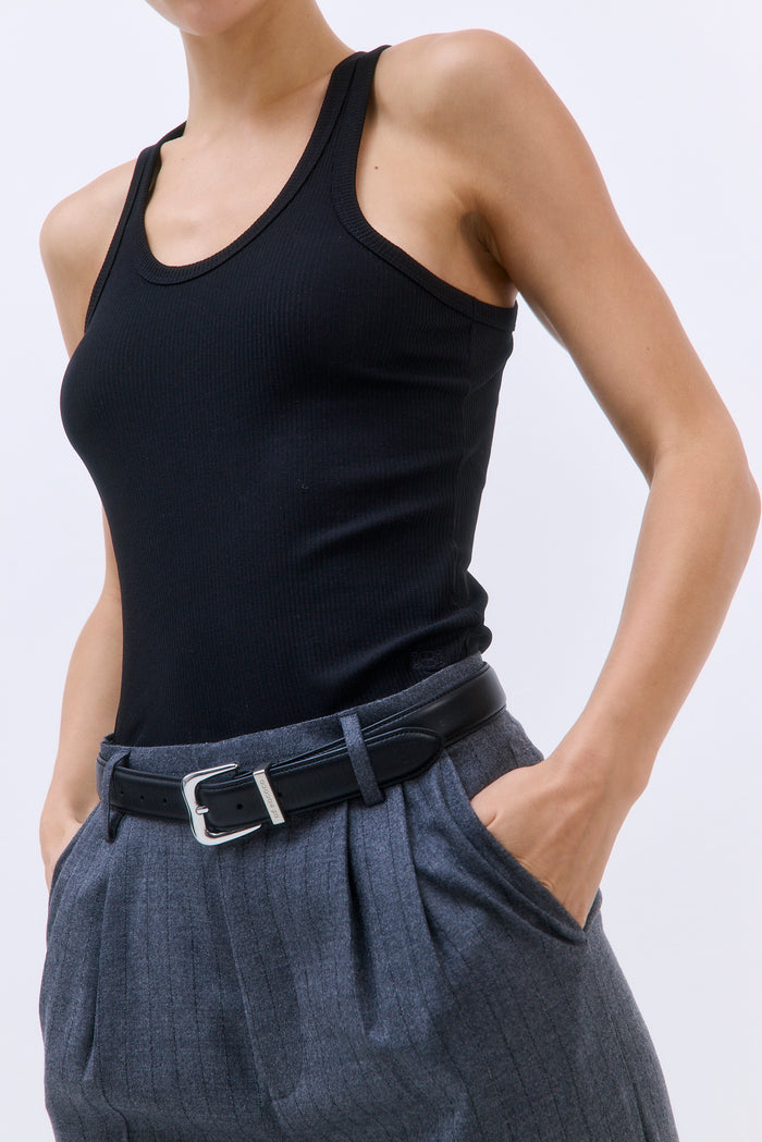 Classic Ribbed Low Scoop Tank