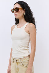 Classic Ribbed High Scoop Tank