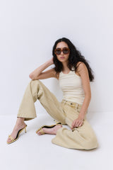 Classic Ribbed High Scoop Tank