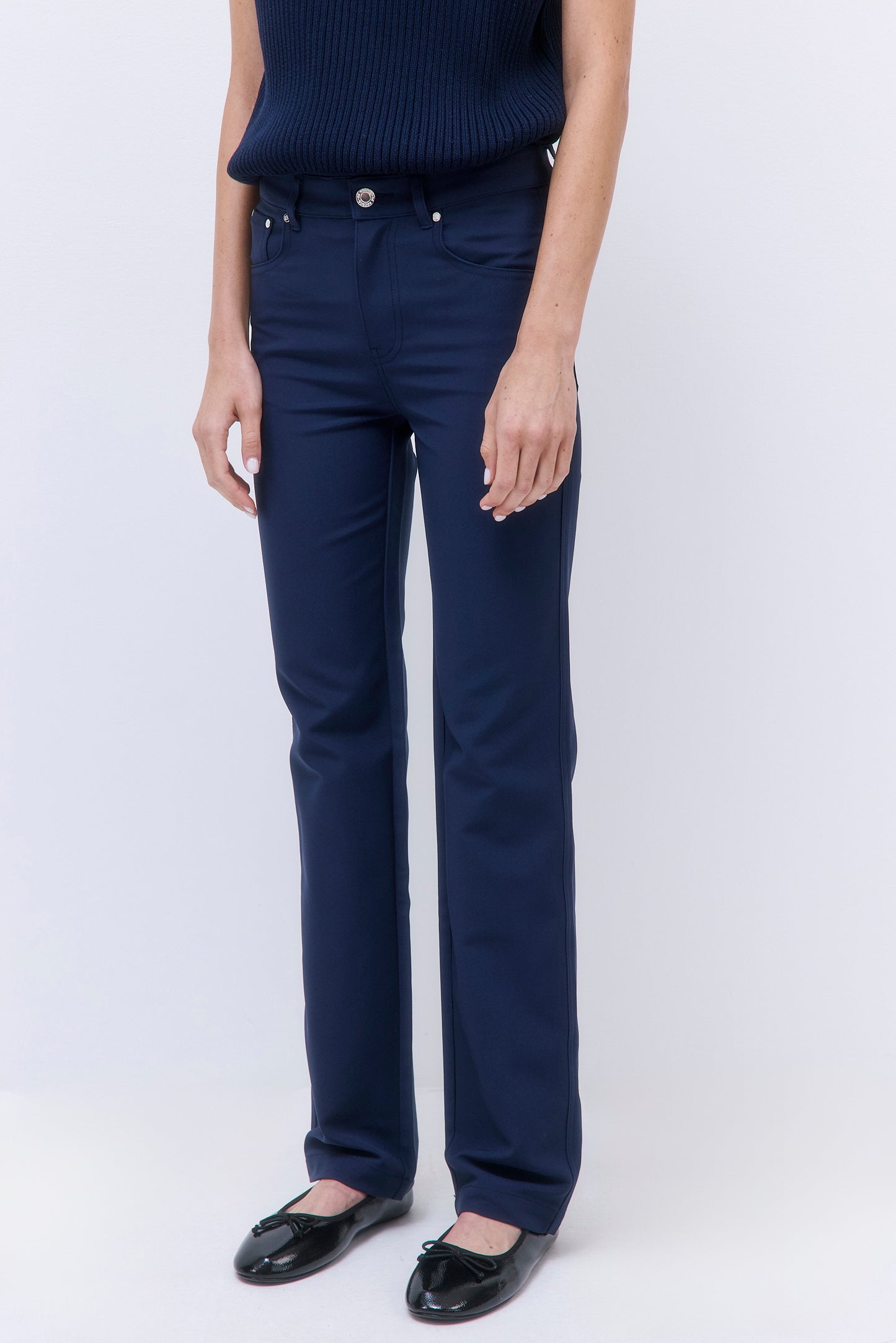 Stretchy Straight Leg Pants