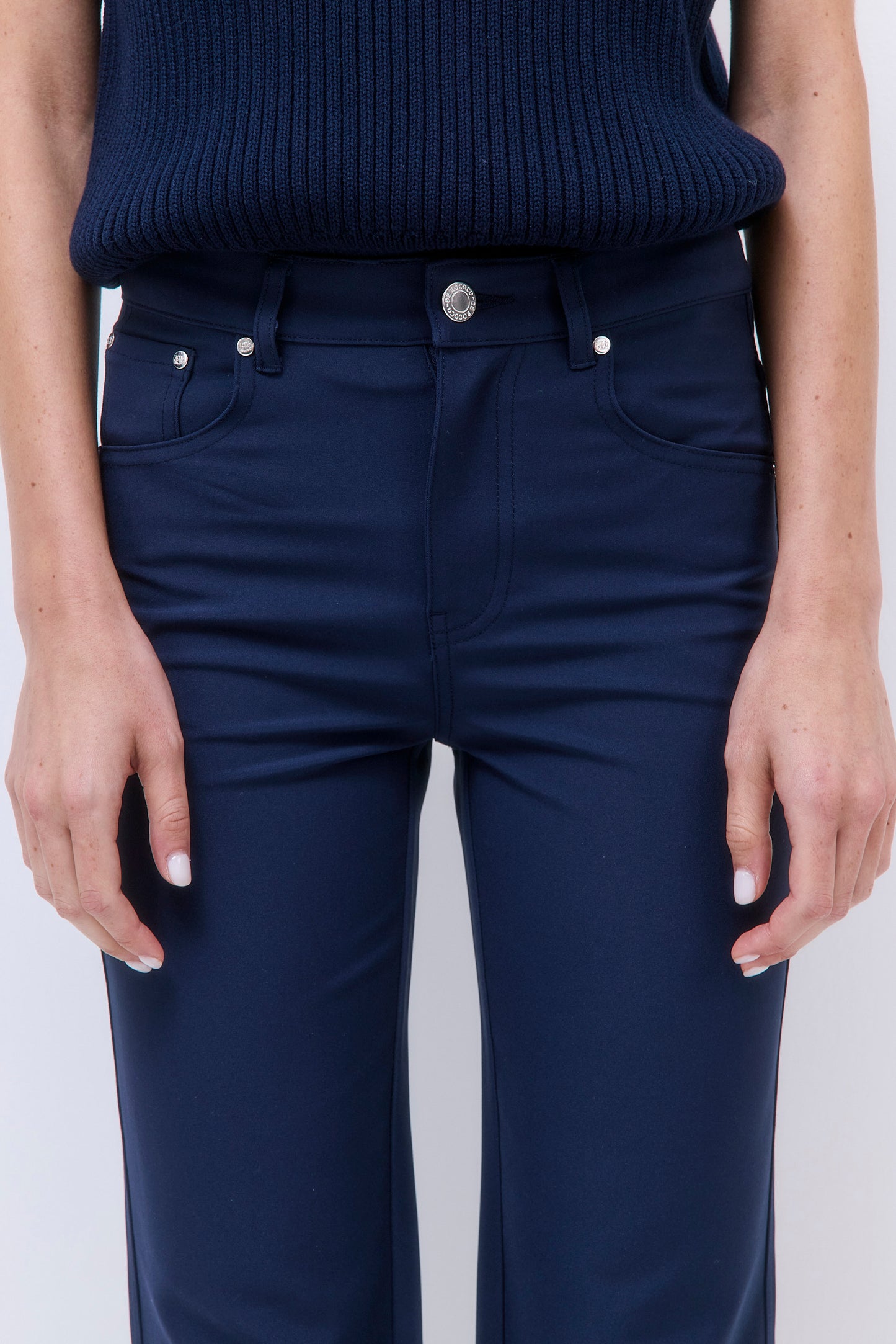 Stretchy Straight Leg Pants