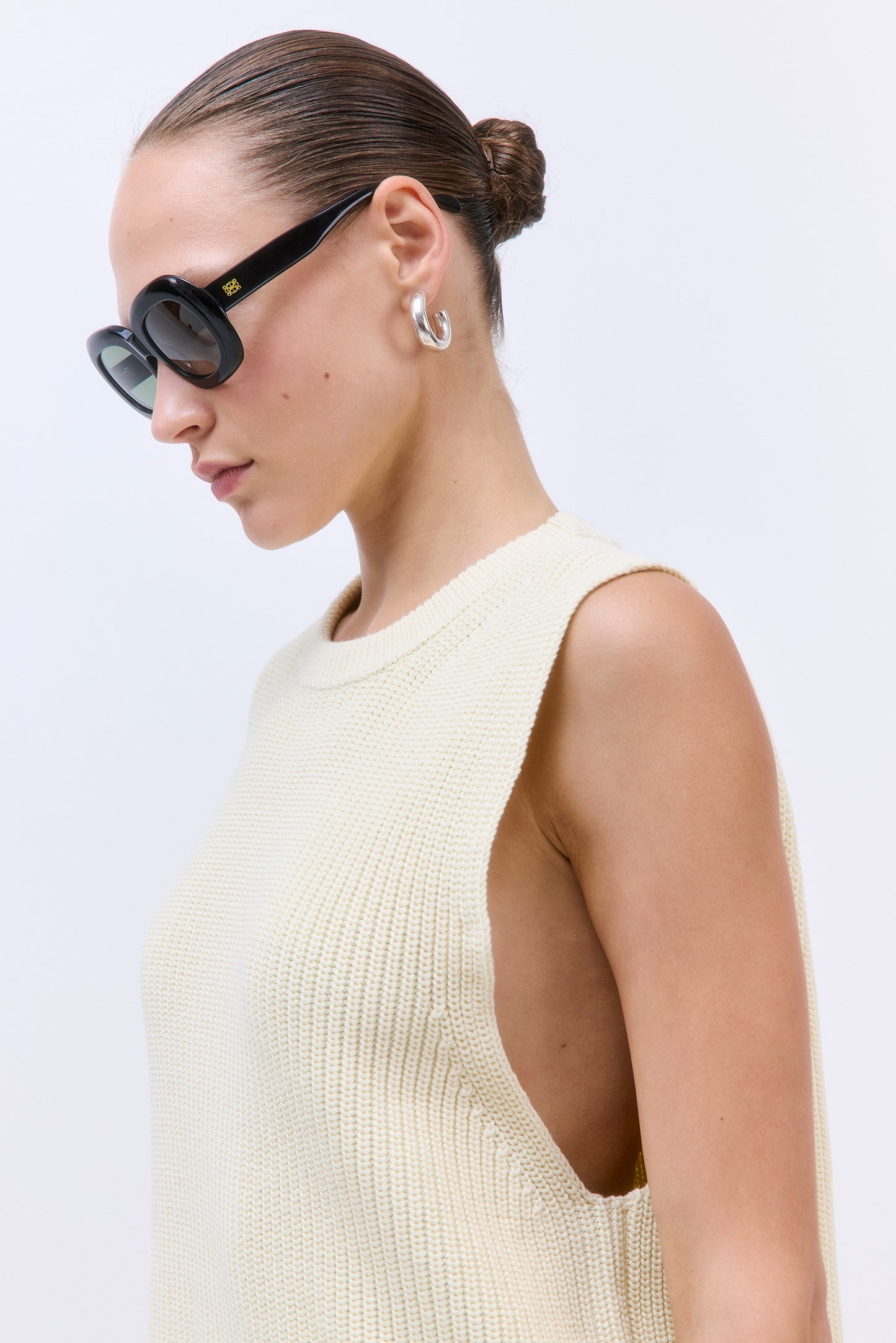 Oversized Crewneck Vest