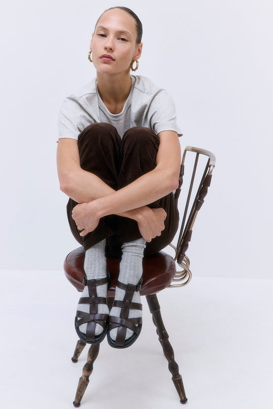 Cozy Ribbed Crew Socks