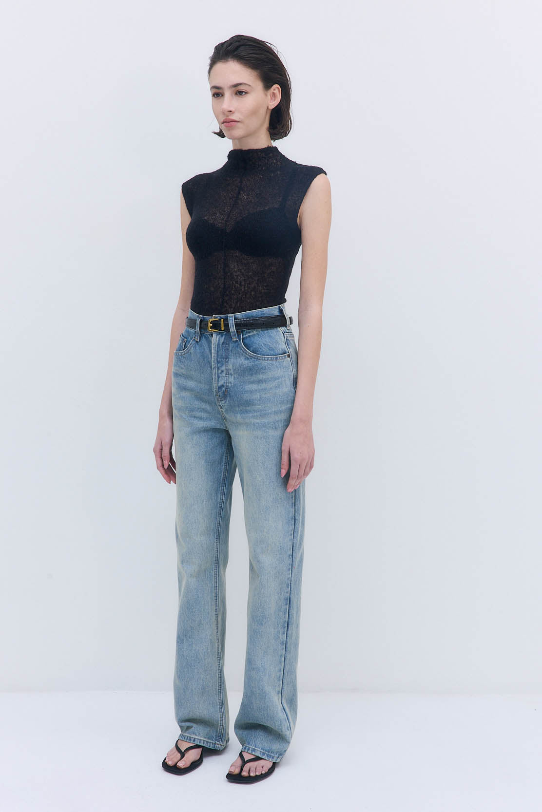 No.8| High Waisted Wide Leg Denim