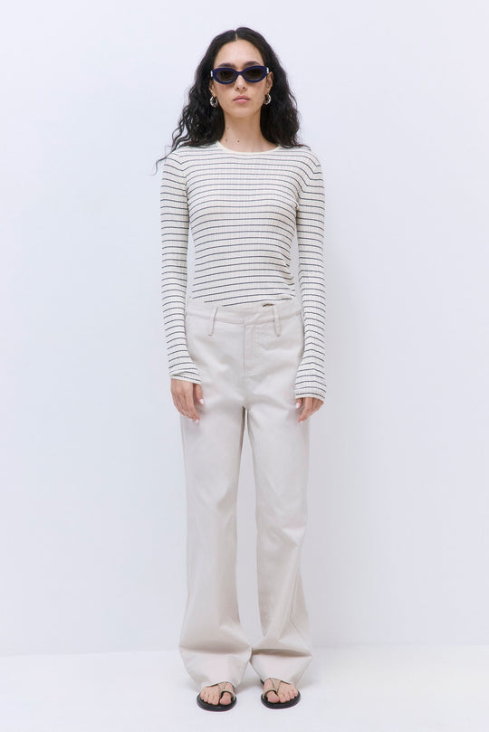 Long Sleeved Ribbed Knit