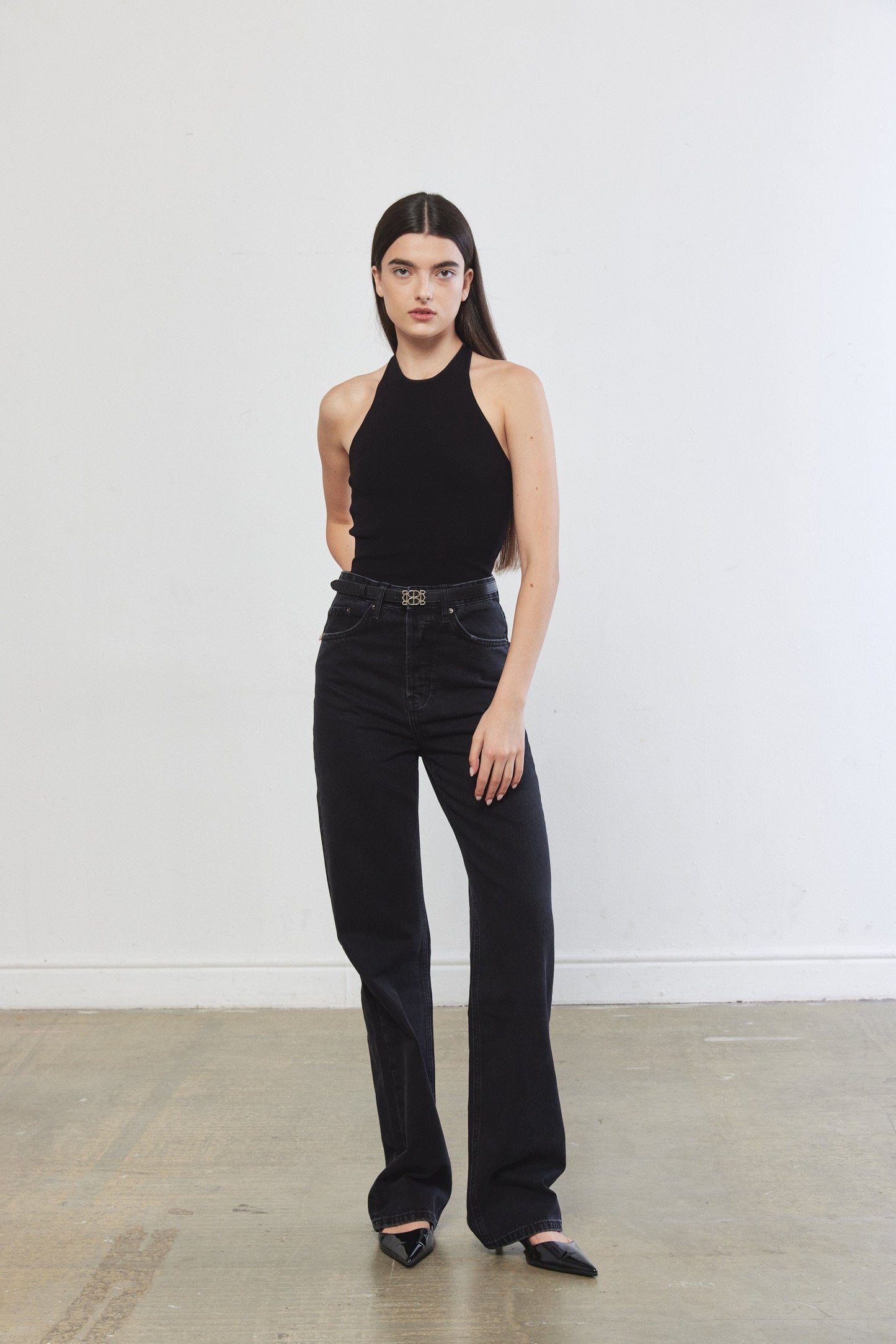 Tight Ribbed Halter Top