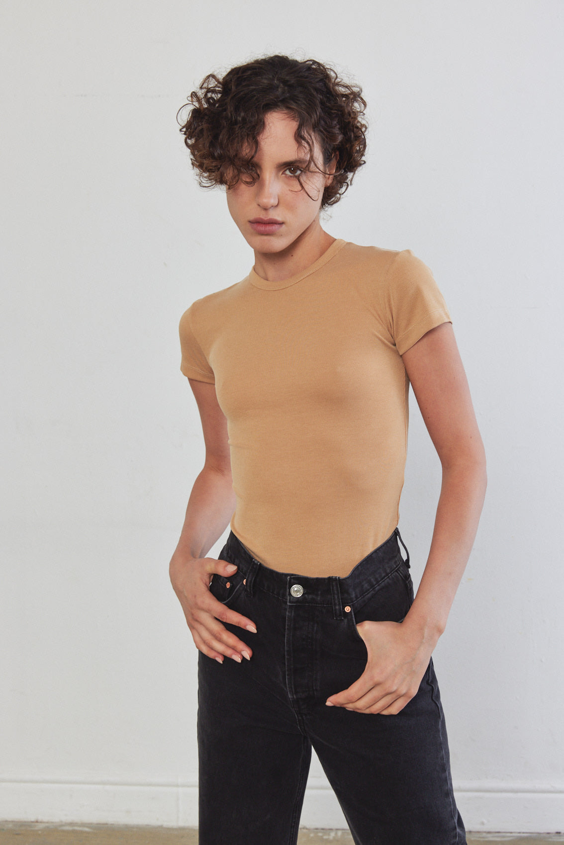 Soft Ribbed T Shirt