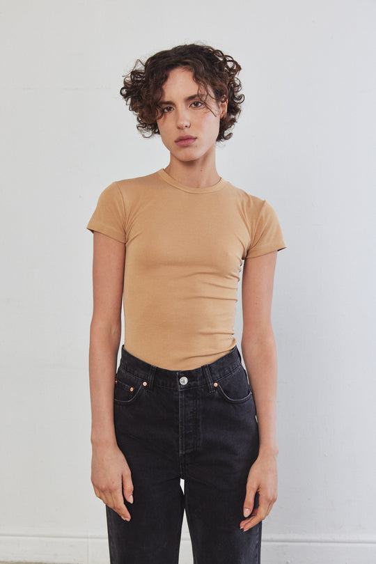 Soft Ribbed T Shirt