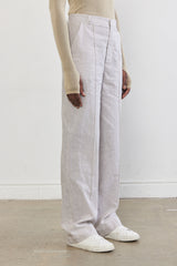 Straight Striped Pants