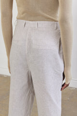 Straight Striped Pants