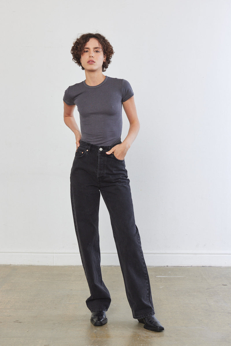 Soft Ribbed T Shirt