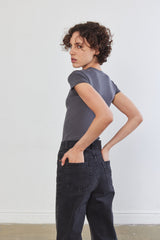 Soft Ribbed T Shirt