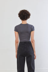 Soft Ribbed T Shirt