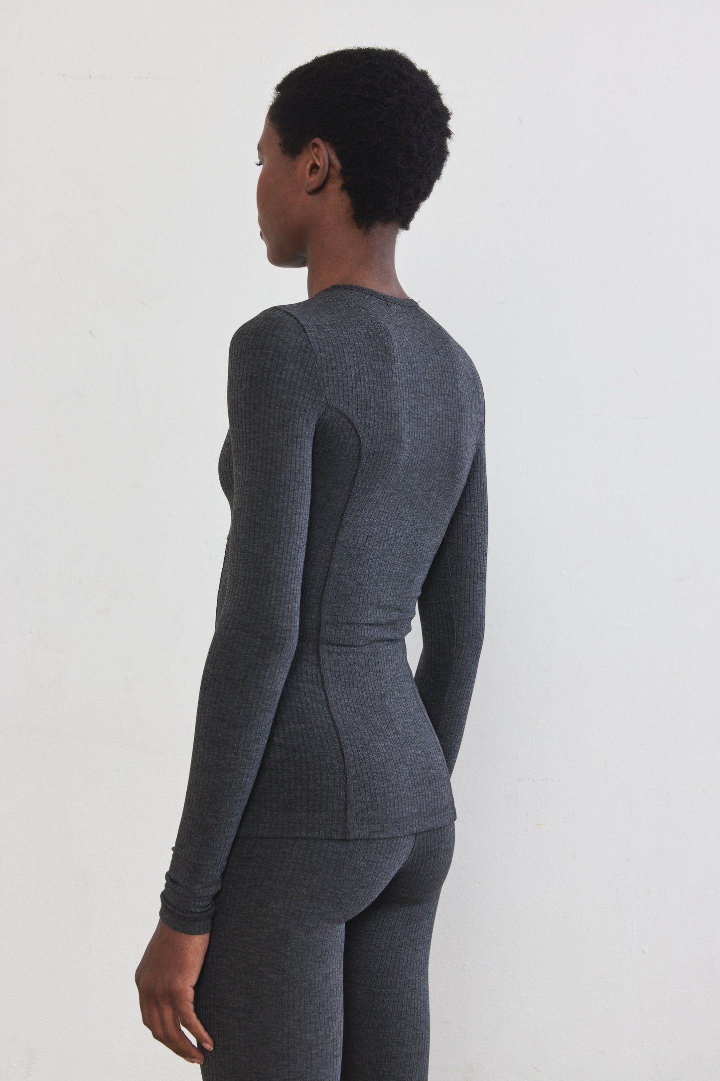 Corset Flat-Lock Ribbed Top