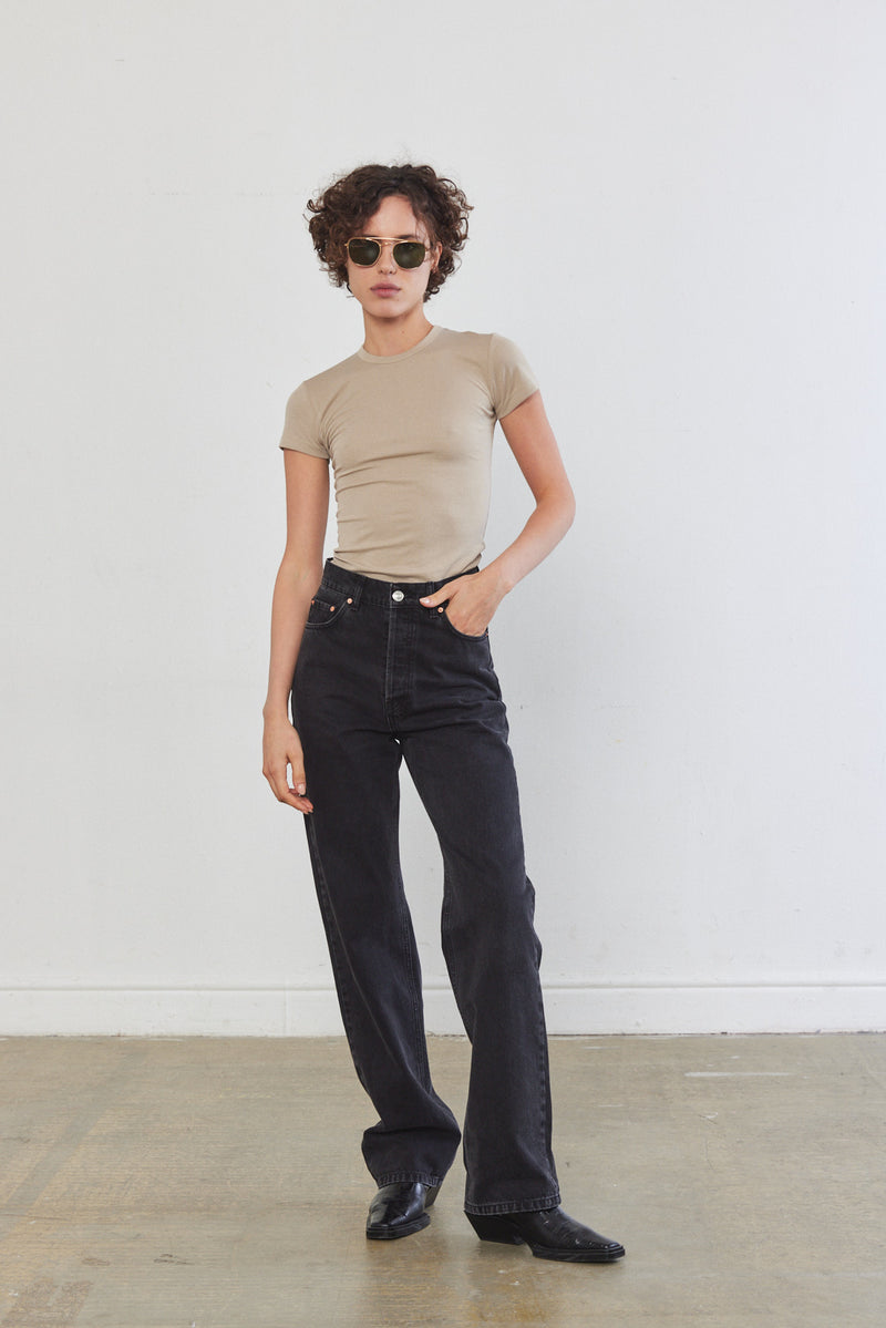 Soft Ribbed T Shirt