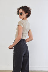 Soft Ribbed T Shirt