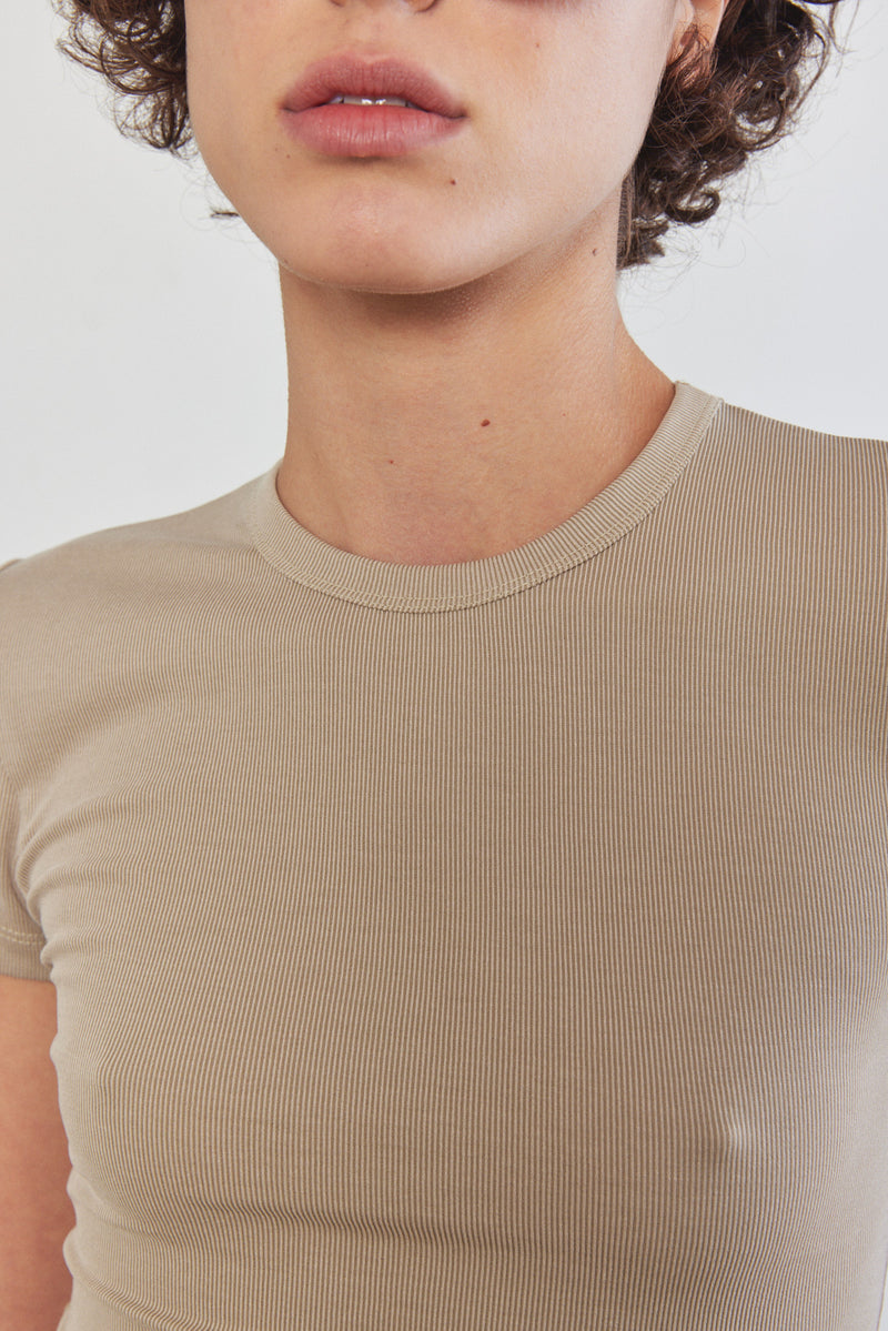 Soft Ribbed T Shirt