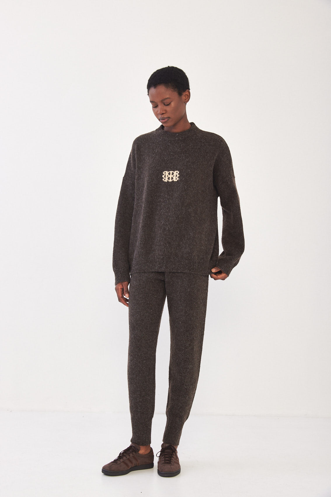 Thick Knitted Jogger - Dé Rococo
