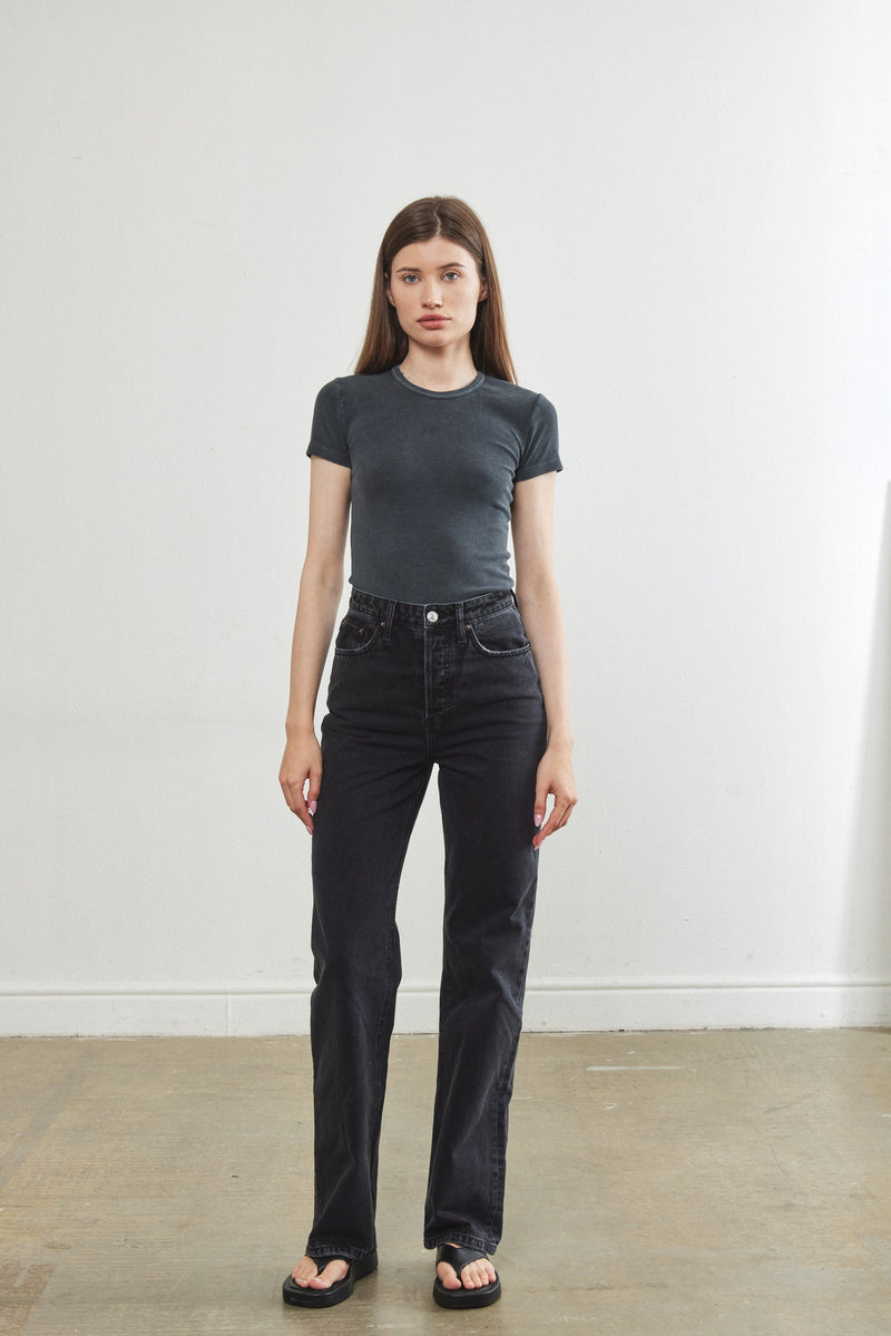 Ribbed T Shirt