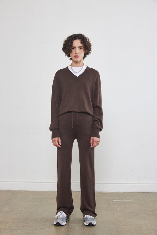 Knitted Flowy Pants - Dé Rococo