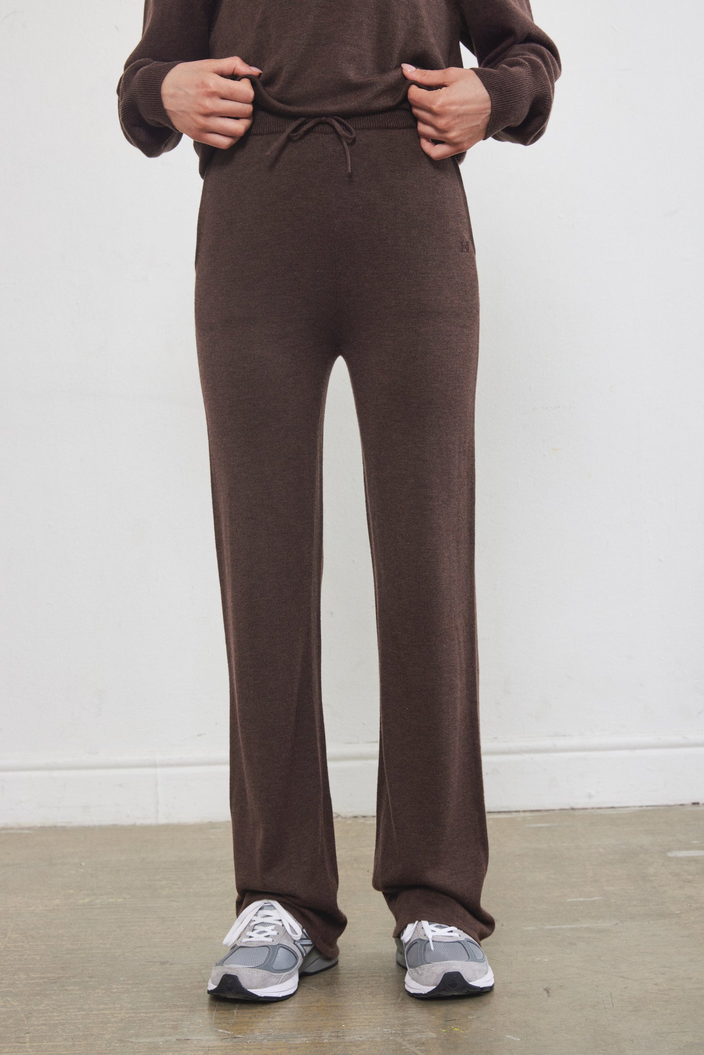 Knitted Flowy Pants - Dé Rococo
