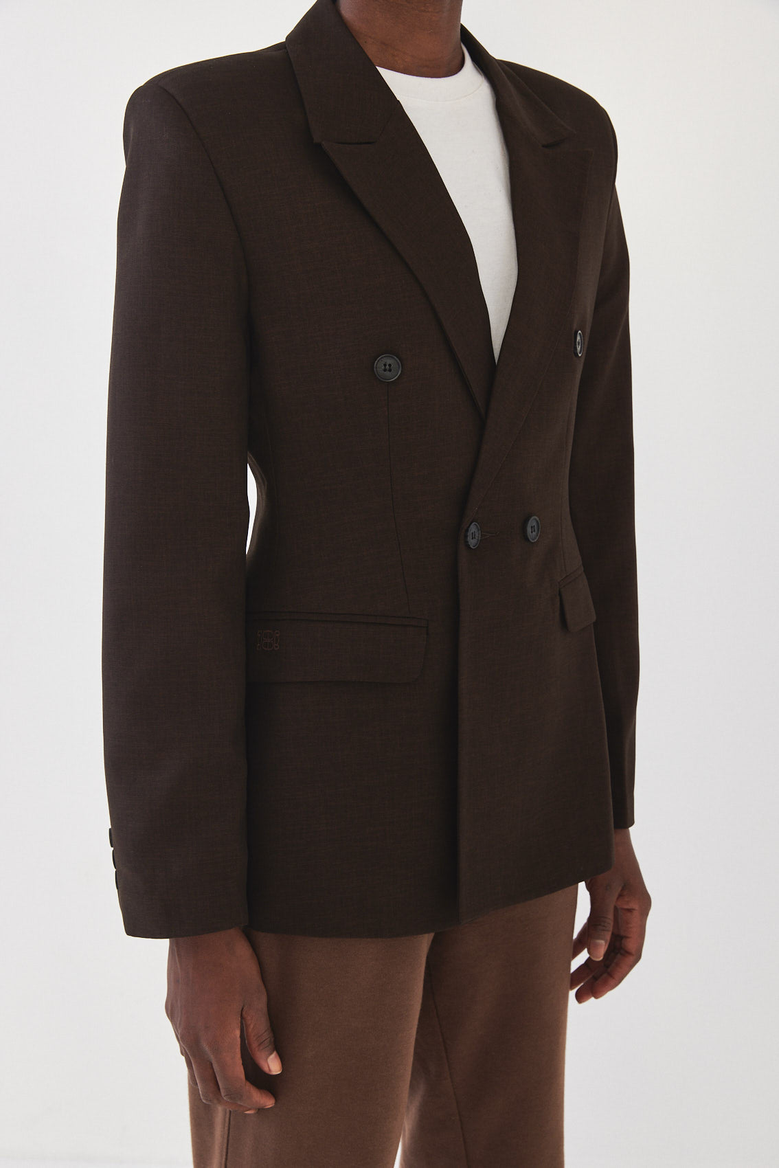 Fitted Waist Daddy Blazer