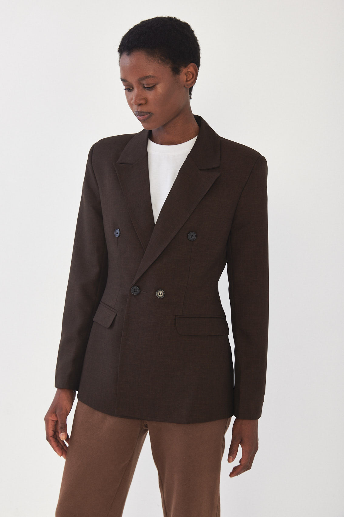 Fitted Waist Daddy Blazer