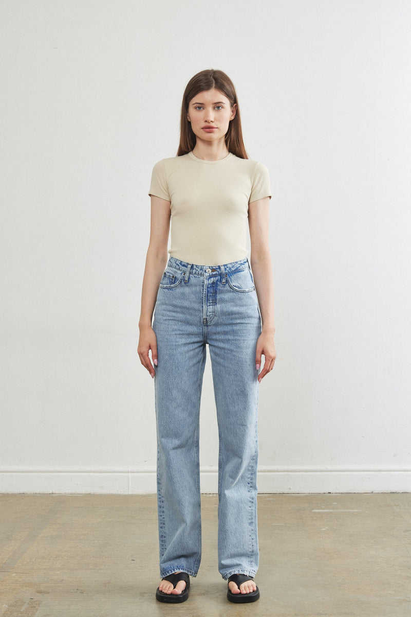 Ribbed T Shirt