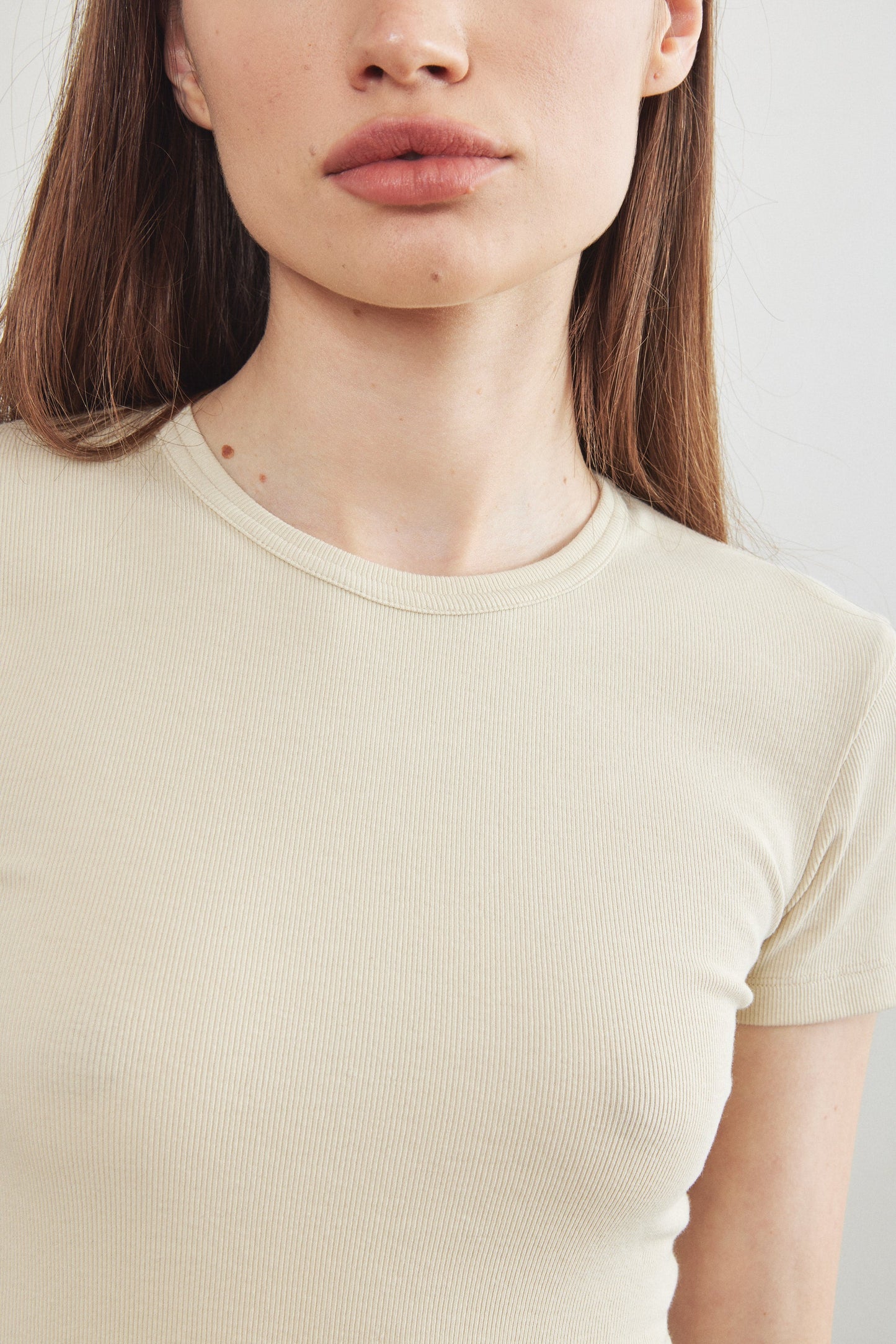 Ribbed T Shirt