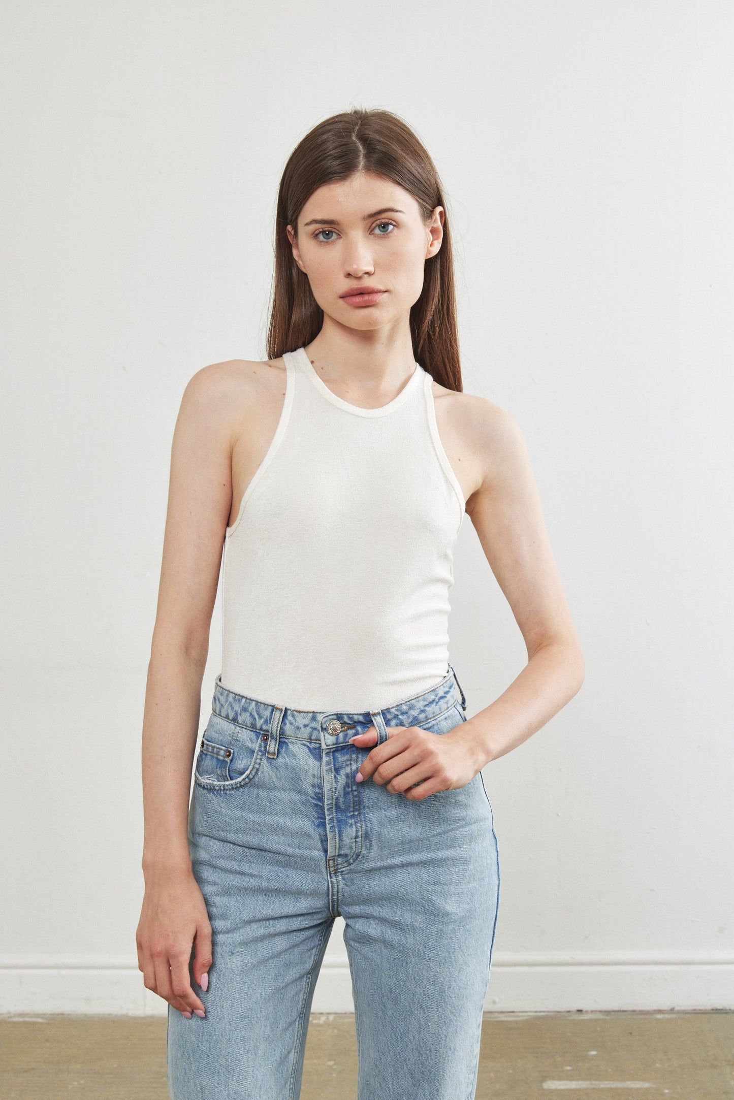 Terry Towel Halter Top